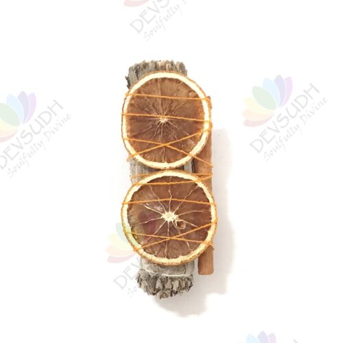 White Sage with Orange & Cinnamon Smudge Stick