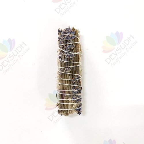 White Sage with Lavender Smudge Stick