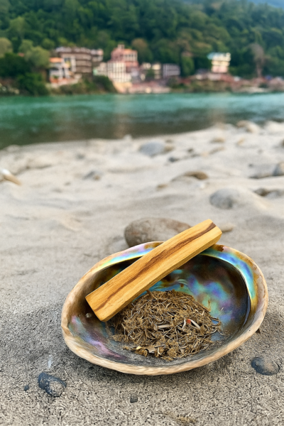 7 Chakra Smudge Mix (with Peruvian Palo Santo stick)