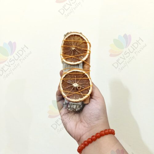 White Sage with Orange & Cinnamon Smudge Stick