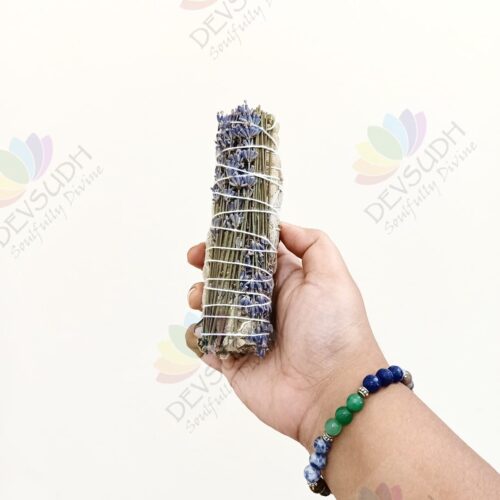 White Sage with Lavender Smudge Stick