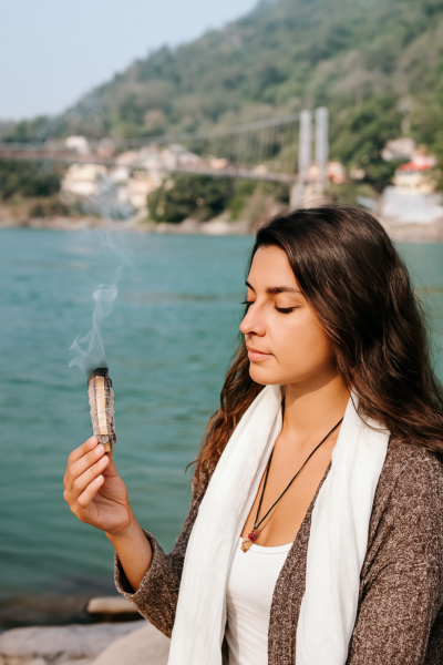 White Sage with Peruvian Palo Santo Smudge Stick