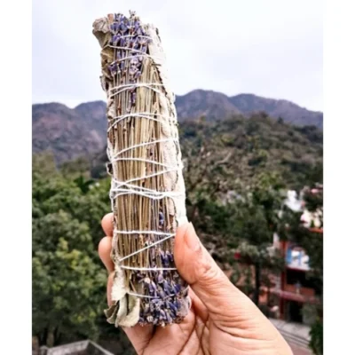 White Sage with Lavender Smudge Stick