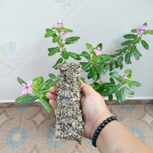 White Sage with Mugwort Smudge Stick