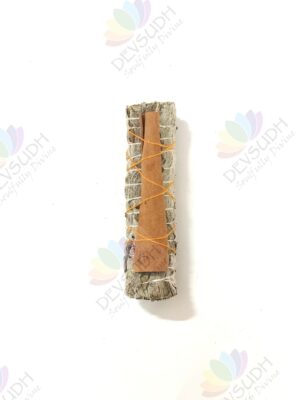 White Sage with Cinnamon Smudge Stick