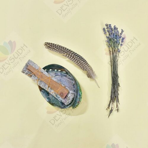 White Sage with Cinnamon Smudge Stick
