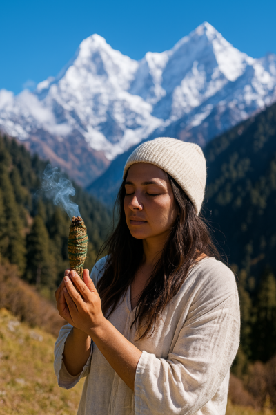 Juniper Smudge Stick (Rare Tibetan)