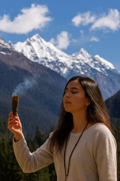White Sage with Juniper Smudge Stick