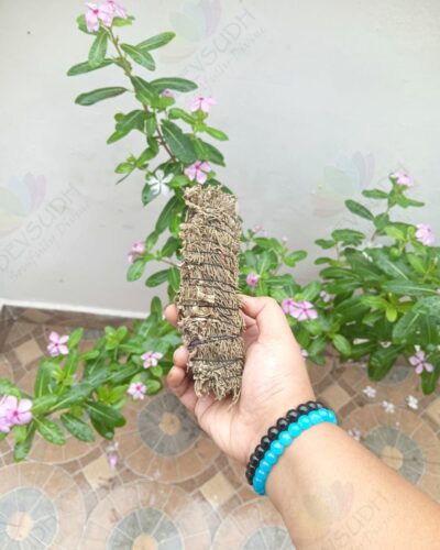 White Sage with Mugwort & Cedar Smudge Stick