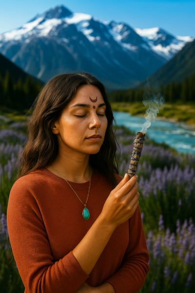 Lavender Smudge Stick (Kashmiri)