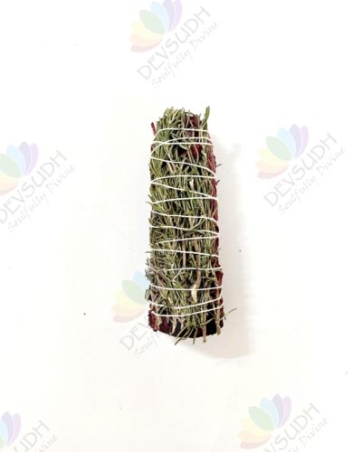 Dragon’s Blood Sage with Rosemary Smudge Stick