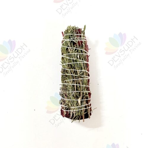 Dragon’s Blood Sage with Rosemary Smudge Stick