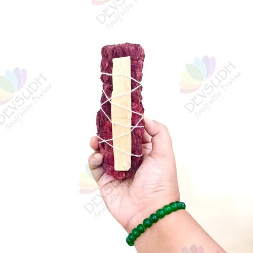 Dragon’s Blood Sage with Peruvian Palo Santo Smudge Stick