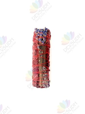 Dragon’s Blood Sage with Lavender Smudge Stick