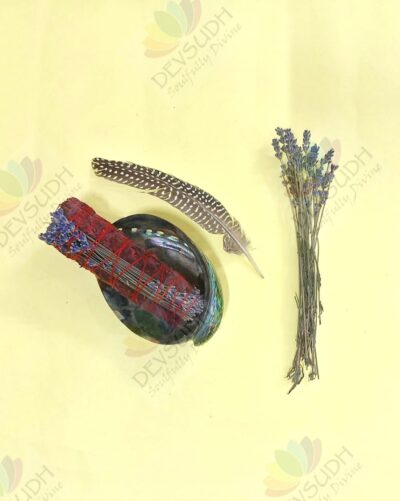 Dragon’s Blood Sage with Lavender Smudge Stick