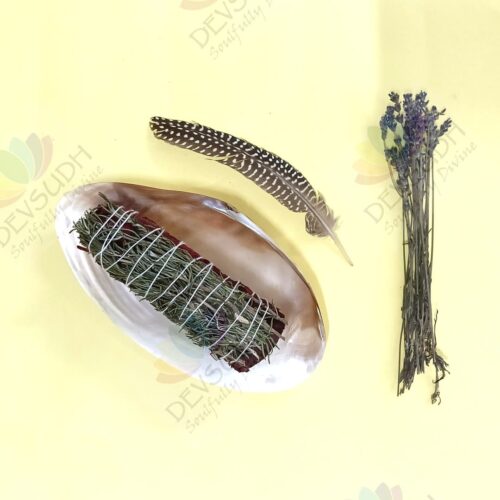 Dragon’s Blood Sage with Rosemary Smudge Stick
