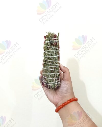 Dragon’s Blood Sage with Rosemary Smudge Stick