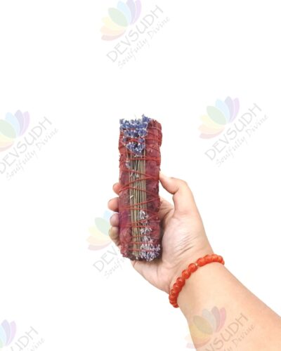 Dragon’s Blood Sage with Lavender Smudge Stick