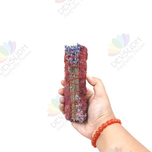 Dragon’s Blood Sage with Lavender Smudge Stick