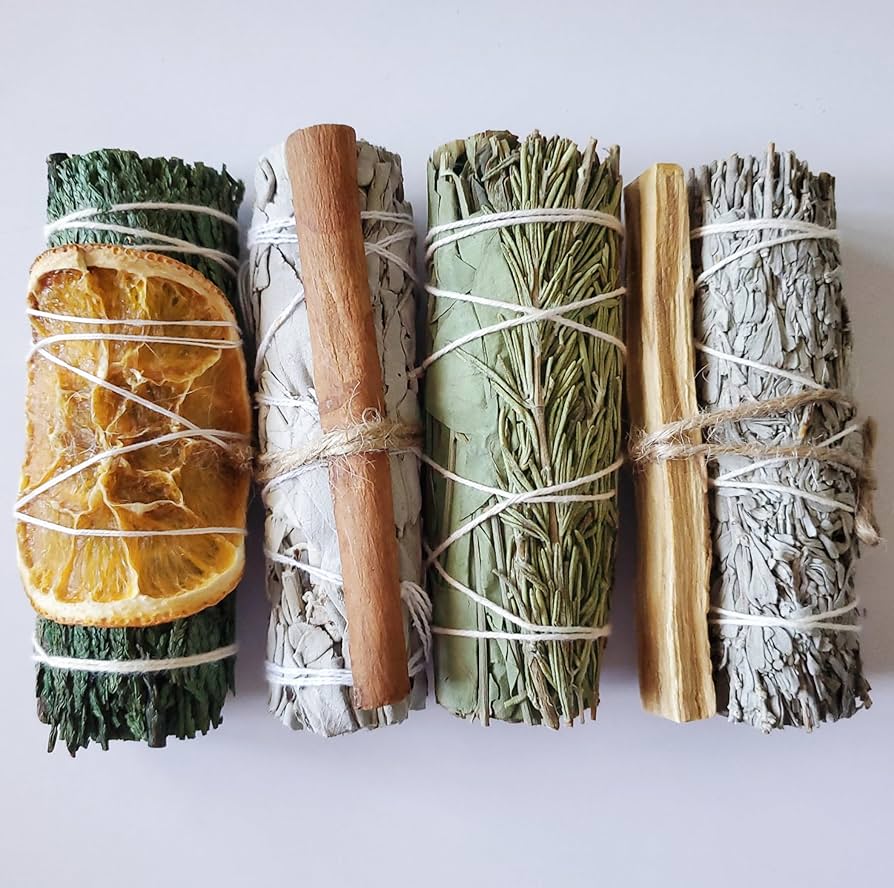 Dragon’s Blood Sage with Lavender Smudge Stick