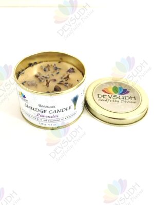 Lavender Smudge Candle (Triple hemp wick candle)