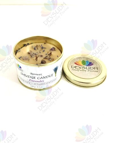 Lavender Smudge Candle (Triple hemp wick candle)
