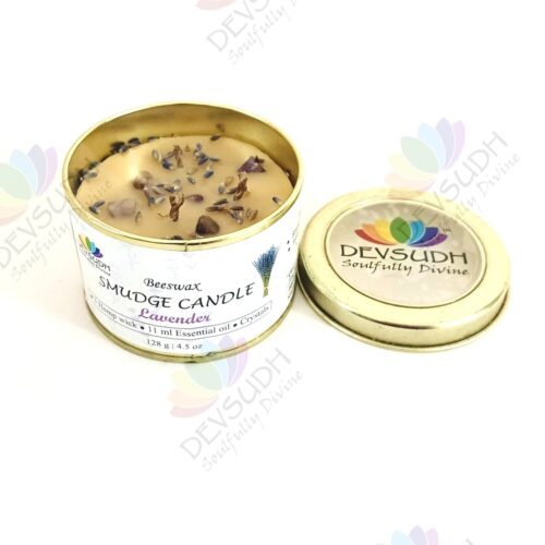 Lavender Smudge Candle (Triple hemp wick candle)