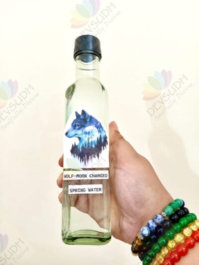 Wolf Moon charged Himalayan Spring Water (250 ml Glass bottle)