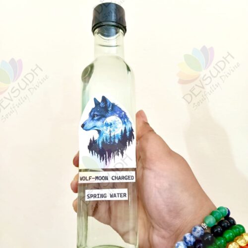Wolf Moon charged Himalayan Spring Water (250 ml Glass bottle)