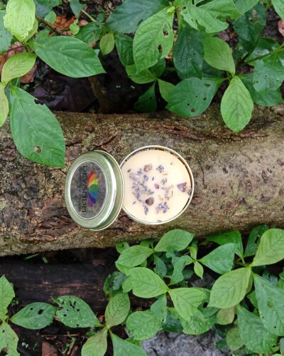 Lavender Smudge Candle (Triple hemp wick candle)