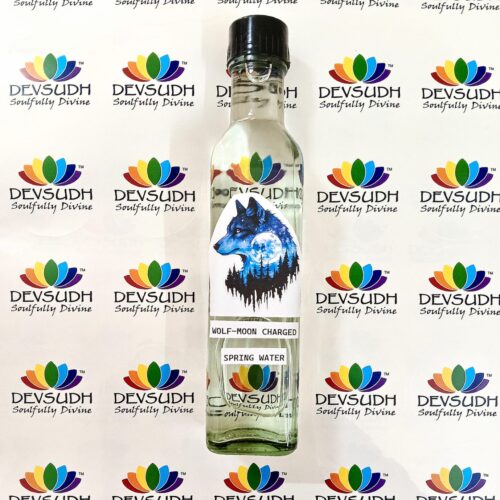 Wolf Moon charged Himalayan Spring Water (250 ml Glass bottle)
