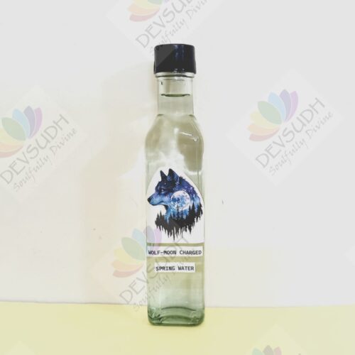 Wolf Moon charged Himalayan Spring Water (250 ml Glass bottle)