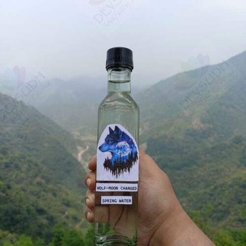 Wolf Moon charged Himalayan Spring Water (250 ml Glass bottle)