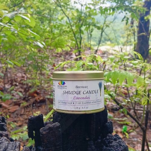 Lavender Smudge Candle (Triple hemp wick candle)