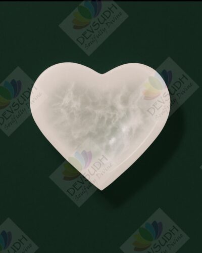 Selenite Bowl (4.5″ Heart shaped)