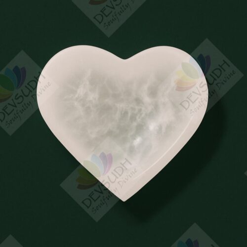 Selenite Bowl (4.5″ Heart shaped)