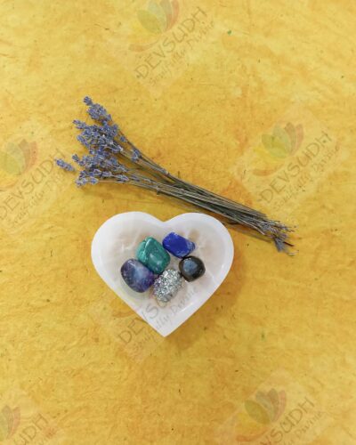 Selenite Bowl (4.5″ Heart shaped)