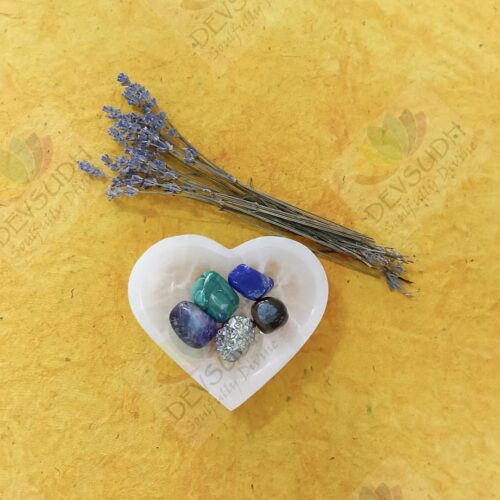 Selenite Bowl (4.5″ Heart shaped)