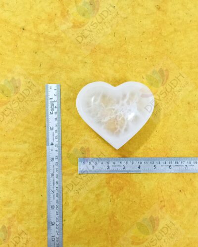 Selenite Bowl (4.5″ Heart shaped)