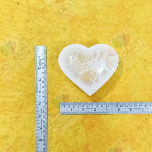 Selenite Bowl (4.5″ Heart shaped)