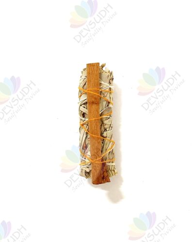 California White Sage with Cinnamon Smudge Stick