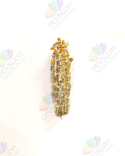 White Sage with Chamomile Smudge Stick