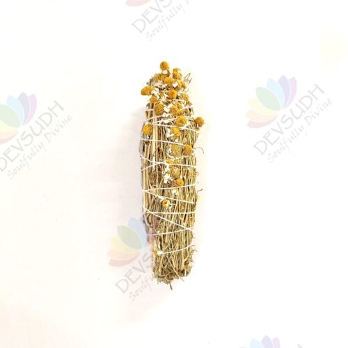 White Sage with Chamomile Smudge Stick