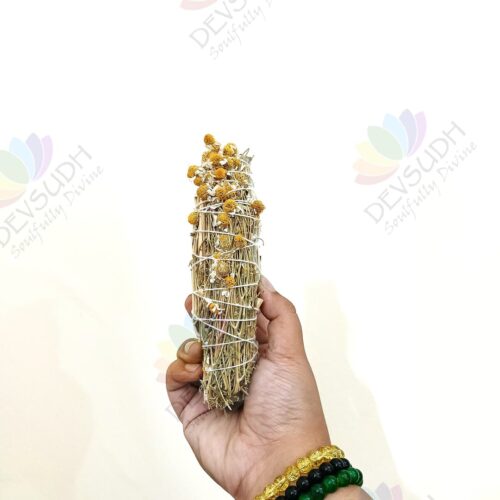 White Sage with Chamomile Smudge Stick
