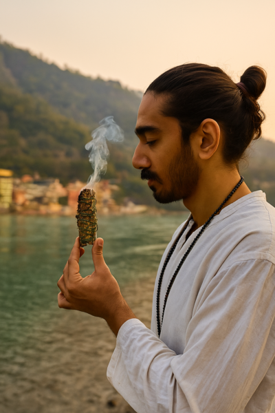White Sage with Patchouli Smudge Stick