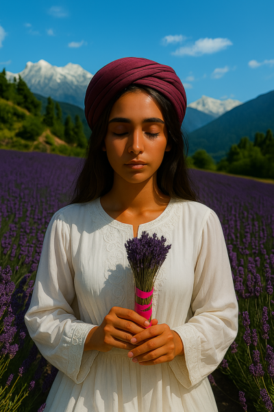 Kashmiri Lavender Bouquet - 80 stems, 8"- 10" length (Lavender d'Amour) - A thoughtful gift for loved ones