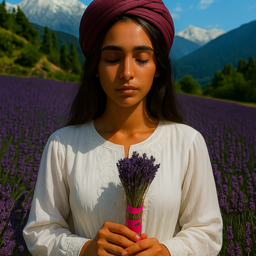 Kashmiri Lavender Bouquet - 80 stems, 8"- 10" length (Lavender d'Amour) - A thoughtful gift for loved ones