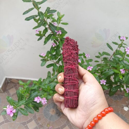 Dragon's Blood (Red) Lavender Smudge Stick (Kashmiri)