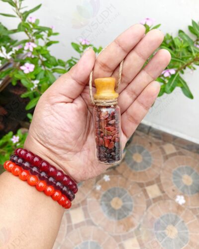 Root | Muladhara Chakra Spell Jar (Hangable and Sealed with beeswax)
