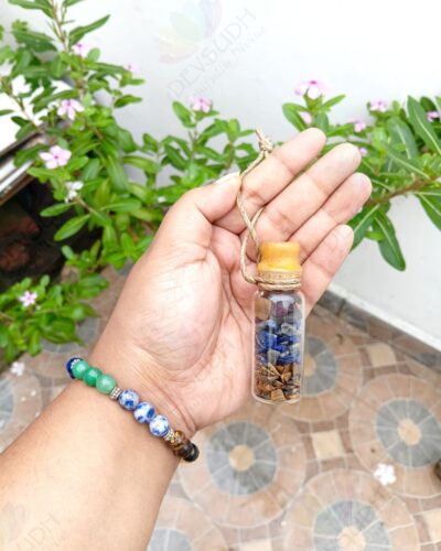 Clarity, Confidence & Concentration Spell Jar (Hangable and Sealed with beeswax)